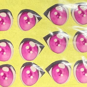 Ojos Resinados M-05 Rosa