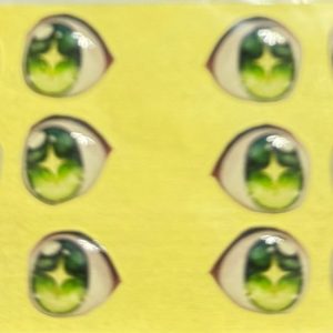 Ojos Resinados M-36 Verdes Anya