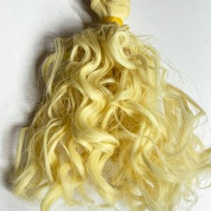 Pelo Rizado Rubio 15 cm
