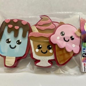 Adhesivo Helados; Cono, Paleta y Vaso