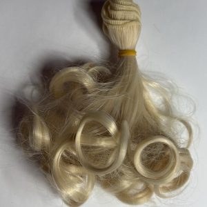 Pelo Semi rizado Rubio 15 cm